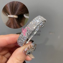 Accesoriu pentru decor par TRD046II Argintiu cu cristale Luxury